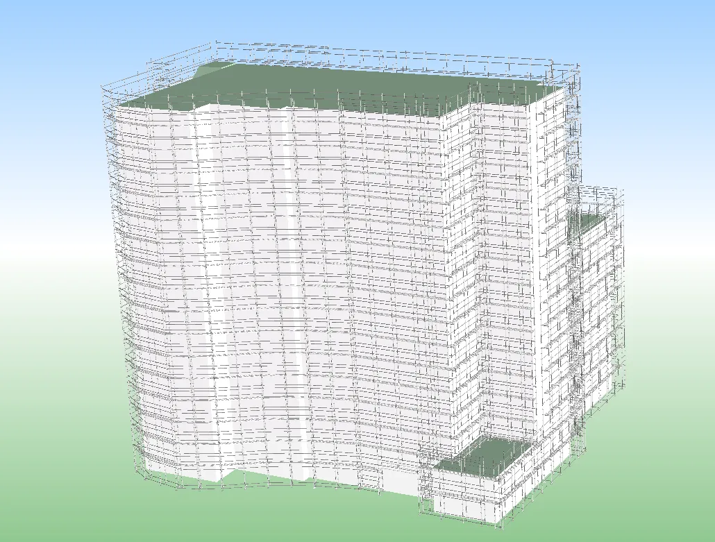立面図3Dイメージ