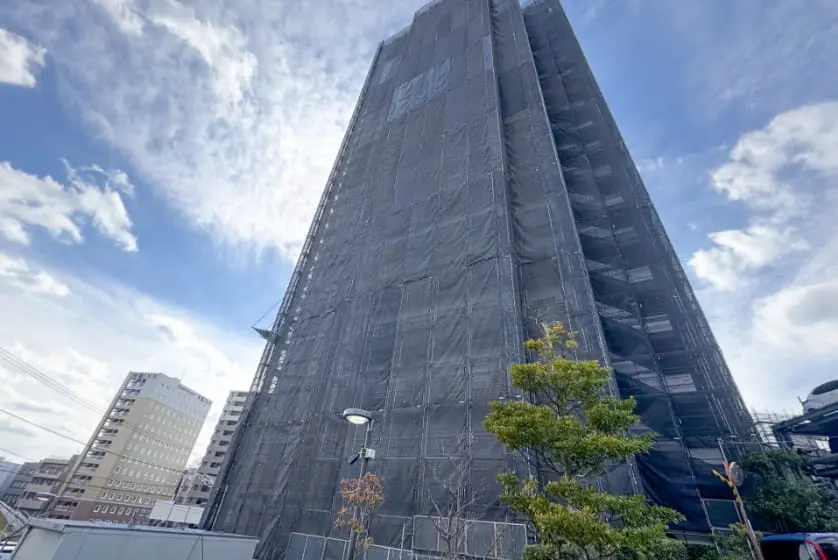 高層ビル・マンションの足場施工
